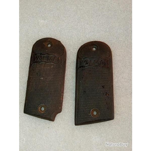 Plaquette pistolet Walman 7,65