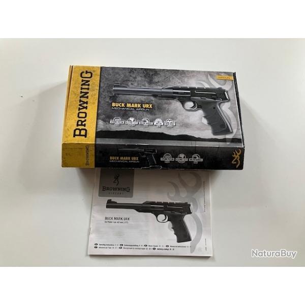 Pistolet Browning Buckmark URX 4,5mm plomb avec bo�te