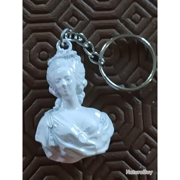 Porte cl�s marie Antoinette blanc