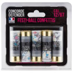 CONCORDE DEFENDER CAL 12/67 CONFETTIS (blister de 5)