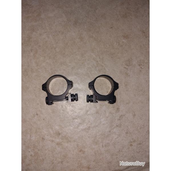 collier weaver D30 mont� sur une merkel rx helix