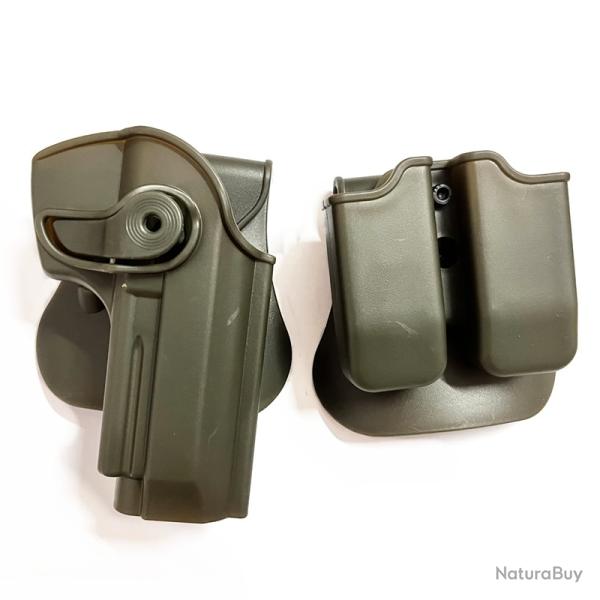 Etui de odorde Retrgissant de dfense de style IMI -**green