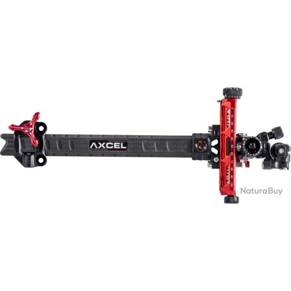 AXCEL - Viseur Compound Achieve XP Pro UHM Diamond Carbon 9" ROUGE DROITIER (RH)