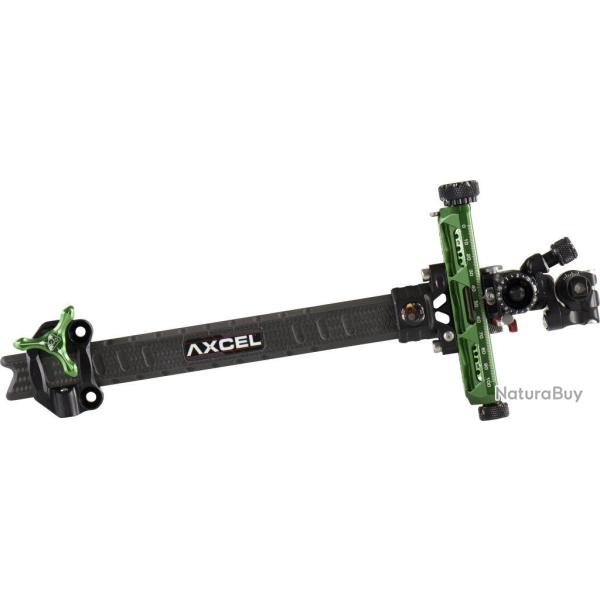 AXCEL - Viseur Compound Achieve XP Pro UHM Diamond Carbon 9" VERT GAUCHER (LH)