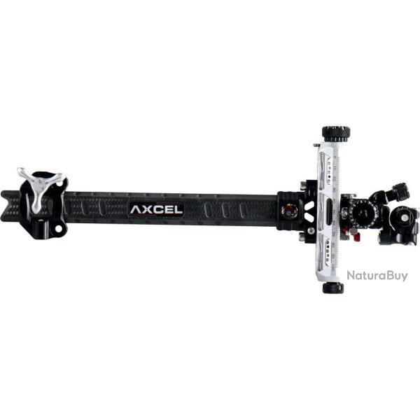 AXCEL - Viseur Compound Achieve XP Pro UHM Diamond Carbon 9" DROITIER (RH) ARGENT