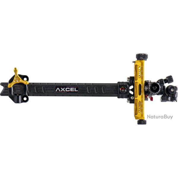 AXCEL - Viseur Compound Achieve XP Pro UHM Diamond Carbon 9" DROITIER (RH) GOLD