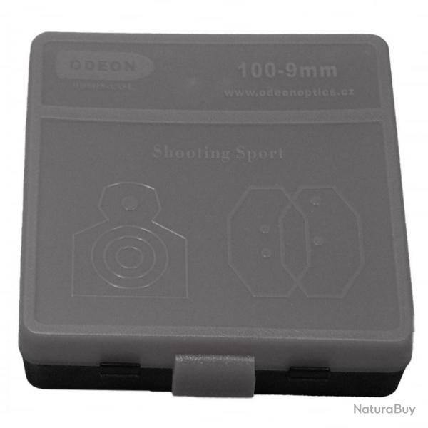 Bo�te de rangement 100 cartouches cal. 380 / 9mm / 7.65mm - Grise