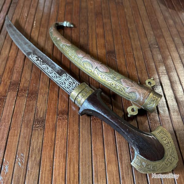 BEAU ANCIEN POIGNARD ORIENTAL KOUMIA - KOUMYA /.3