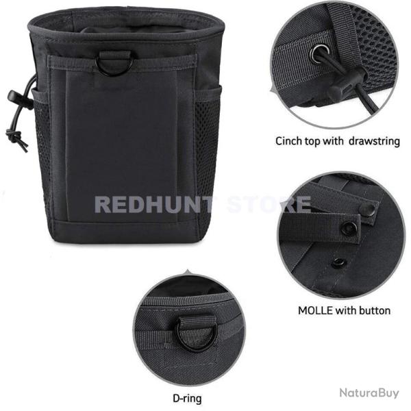 DulMolle-Sac de Rangement de Munitions-**S0003BK LIVRAISON GRATUITE