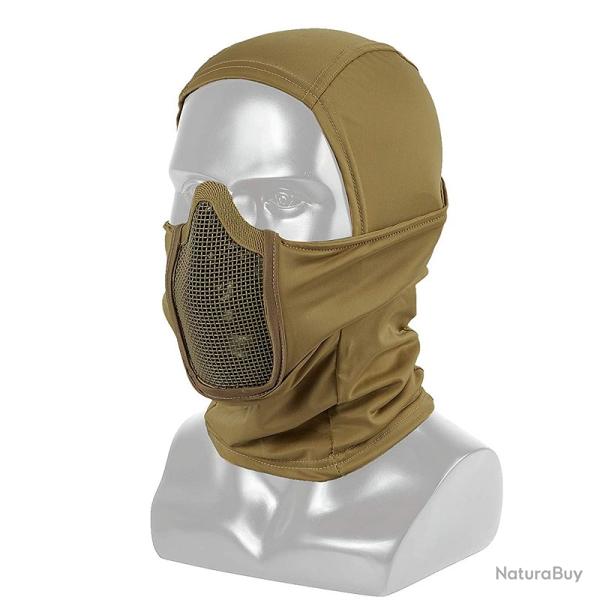 masque en maille demi-visage avec Protection des oreilles  -**TA Type 2-- LIVRAISON GRATUITE !!!