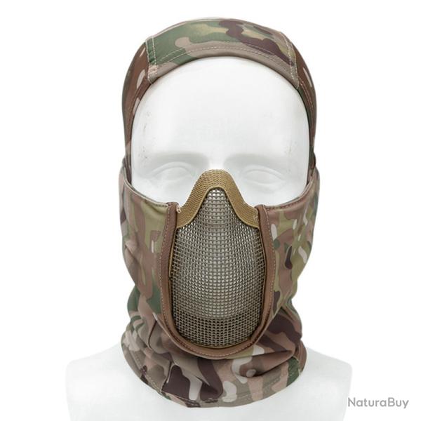 masque en maille demi-visage avec Protection des oreille-** CP Type 2