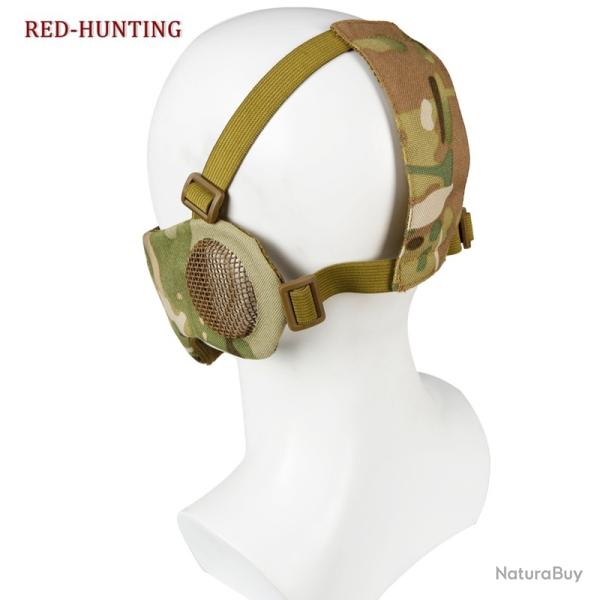 masque CS tactique protection en maille mtallique -**CP