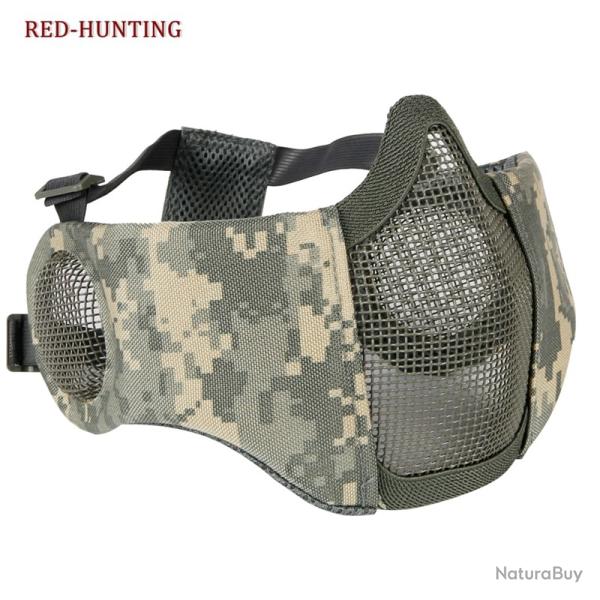 masque CS tactique protection en maille mtallique -**acu