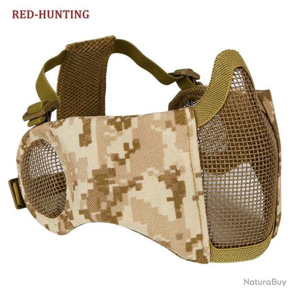 masque CS tactique protection en maille m�tallique  -**sand- LIVRAISON GRATUITE !!!