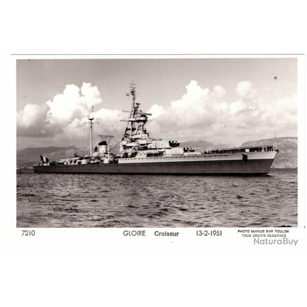 CPA - Marine Militaire -GLOIRE Croiseur 13-2-1951 N�1335