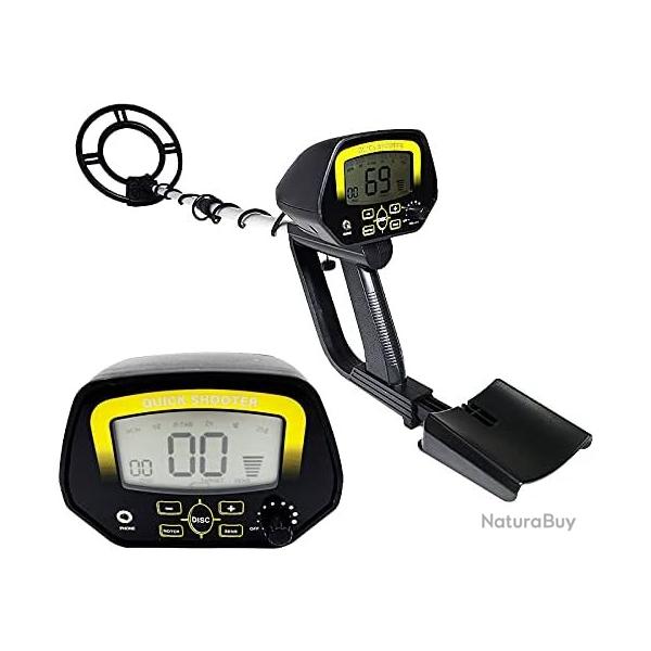 D�tecteur de m�taux souterrains, �tanche, portable, l�ger D�tection de bijoux chasse aux tr�sors