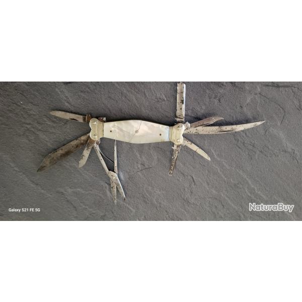 Couteau os de mouton � restaurer tr�s ancien