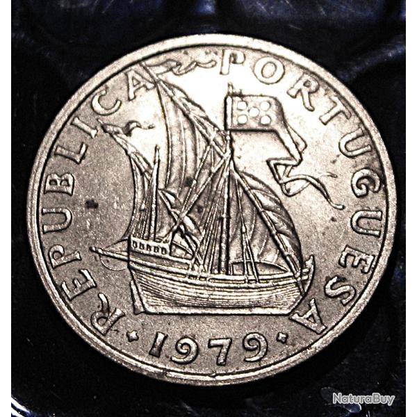 portugal piece de 2$50 escudos 1979  ttb