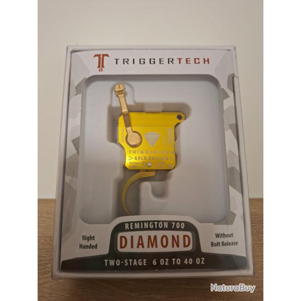 D�tente / Trigger - Triggertech Diamond REM 700 two stages - PRO CURVE - GOLD EDITION - NEUF
