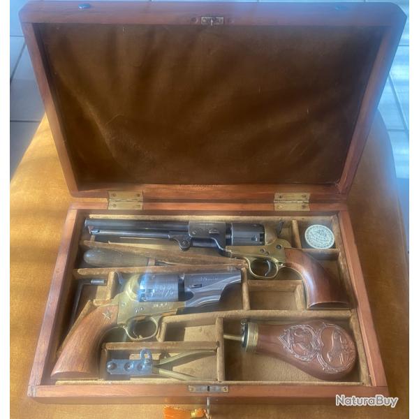 COFFRET 1851  NAVY  ; 1861 SNUBNOSE