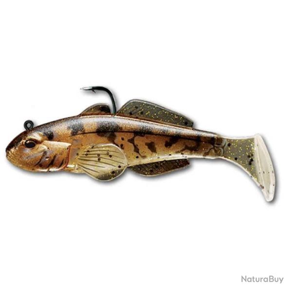 Leurre Souple Live Target Goby Paddle Tail 9cm 21g 9cm par 3 Natural / Bronze