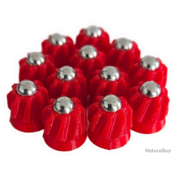 Slugs rouge bille acier 6mm pour HDR 50 T4E Umarex x12 HDR50