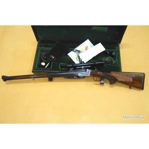 CARABINE STUTZEN BOROVNIK FERLACH - Cal 270 Win - COMPLET avec sa MALETTE et PAPIERS D'ORIGINE