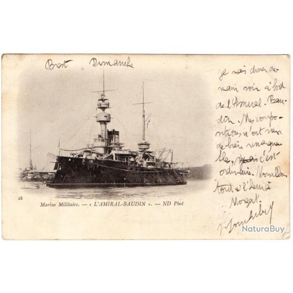 CPA - Marine Militaire -L'AMIRAL - BAUDIN - N�1400