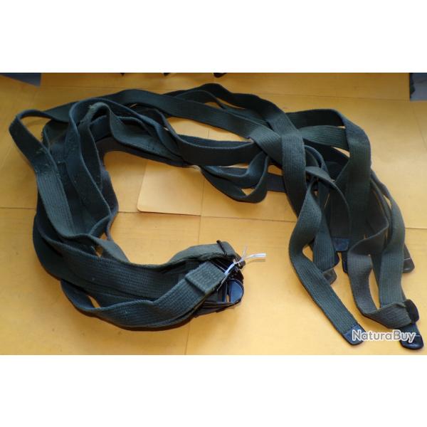 ARMEE AMERICAINE U.S : SANGLE KAKI EN TISSU DE L'ARMEE AMERICAINE EN LOT DE 10 PIECES EN BON ETAT AV