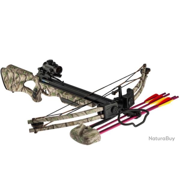 Pack Arbal�te � poulie SHOOT AGAIN Compound 175lbs avec point rouge,carquois,traits�Neuf