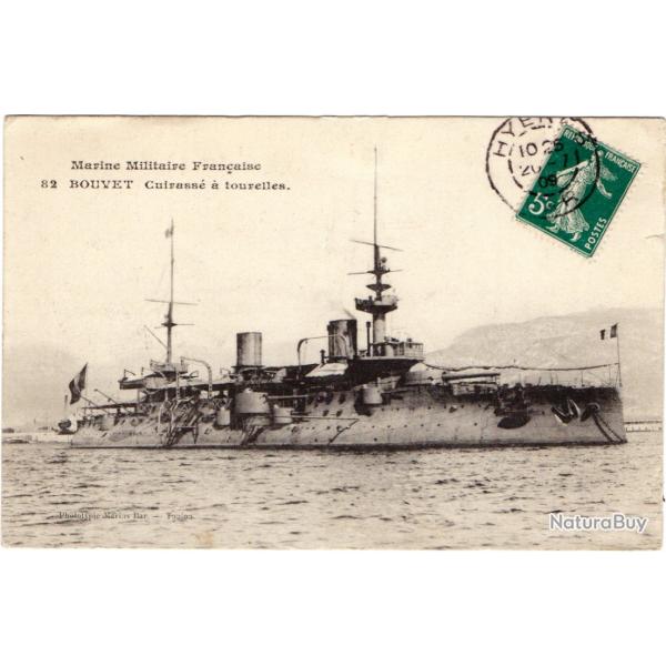 CPA - Marine Militaire Fran�ais - BOUVET Cuirasse a tourelles  N�1541