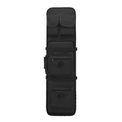 &Eacute;tui Tactique 85cm Sac Transport Fusil Carabine 600D Double Compartiment Bretelles Airsoft Chasse N