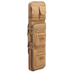 &Eacute;tui Tactique 120cm Sac Transport Fusil Carabine N 600D Double Compartiment Bretelles Chasse Tir K