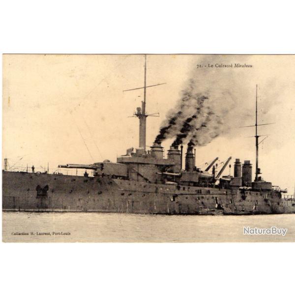 CPA - Marine Militaire -Le Cuirasse Mirabeau  N�1546