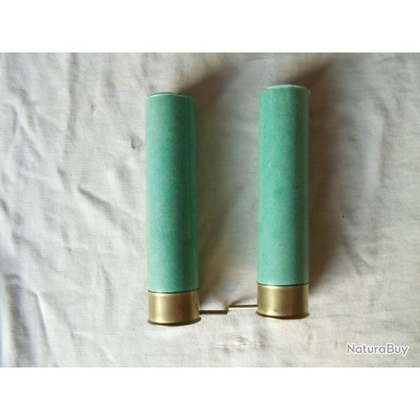 Lot de 2 douilles  broche en calibre 8 de la C.F.