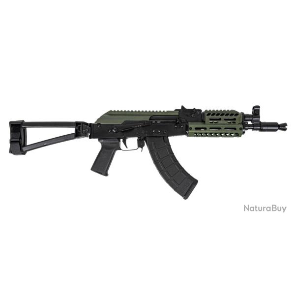 Carabine PSA AK-P GF3 Folding Pistol with ALG Trigger, ODG Picatinny Dust Cover, and ODG M-Lok Handg