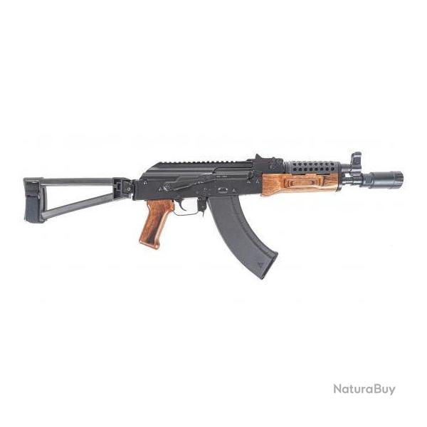 Carabine PSA AK-P GF3 Triangle Side Folding Pistol with Linear Comp, Nutmeg