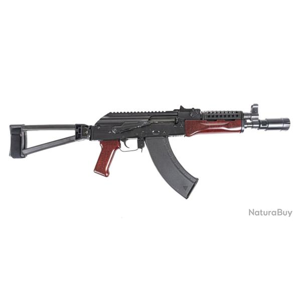 Carabine PSA AK-P GF3 Triangle Side Folding Pistol with Cheese Grater Upper Handguard and Linear Com