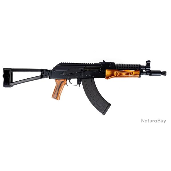 Carabine PSA AK-P GF3 Triangle Side Folding Pistol with Cheese Grater Upper Hand Guard, Nutmeg