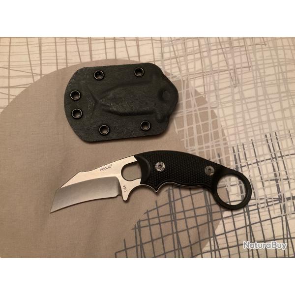 VEND COUTEAU DROIT HOGUE HAWKBILL BLACK DESIGN ELISHEWITZ.