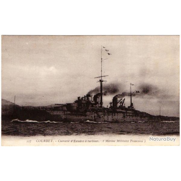 CPA -Marine Militaire Fran�aise - " COURBET " Cuirasse d'Escadre a turbines N�1549