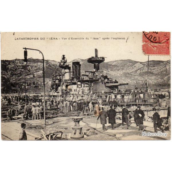 CPA-Marine Militaire Fran�aise -Catastrophe du "I�na"- vue d'ensemble du i�na apr�s l'explosi N�1562