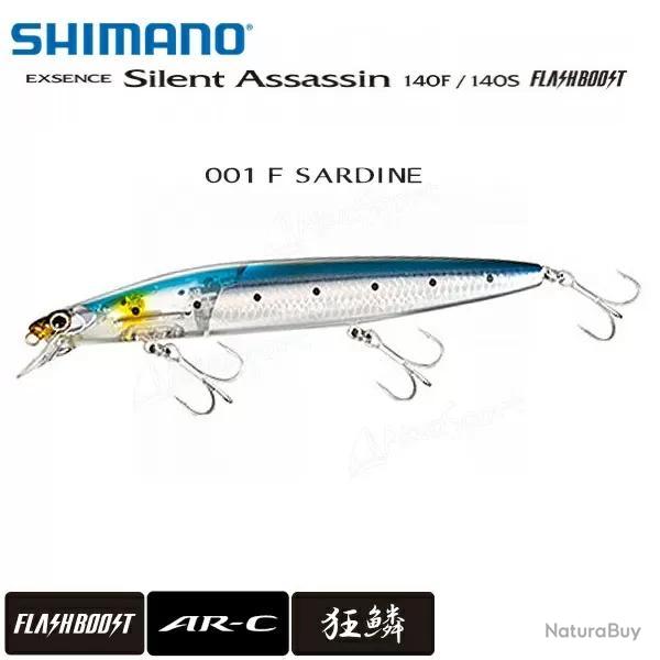 Poisson Nageur Shimano Exsence Silent Assassin Flash Boost 140S 001