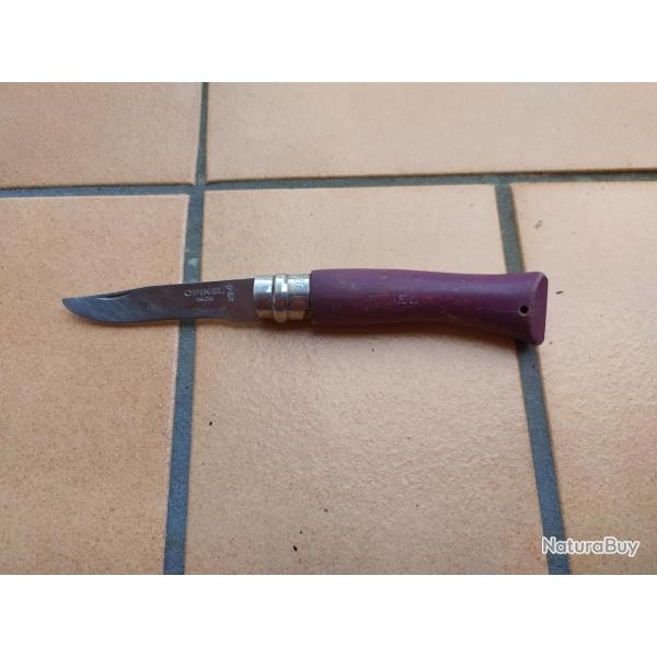 COUTEAU CANIF OPINEL N07 MANCHE VIOLET