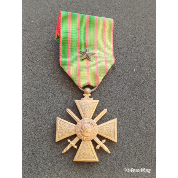 M�daille militaire - Croix de Guerre 1914 - 1918 avec une citation