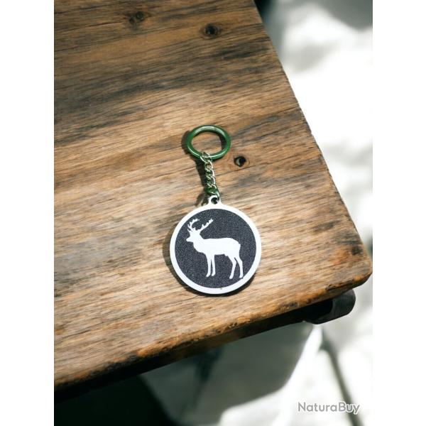 porte cl� cerf chasse nature
