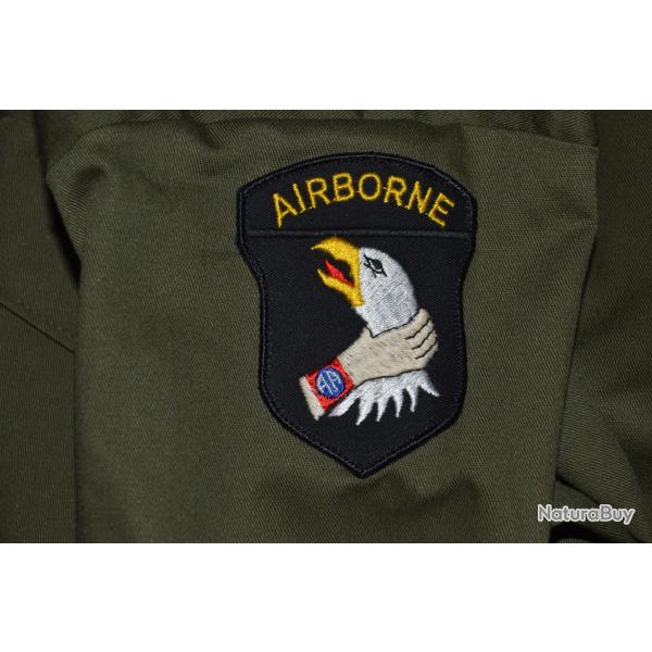 CHEMISE AMERICAINE VIETNAM PARATROOPER-AMERICAN US SHIRT VIETNAM 1965/1975