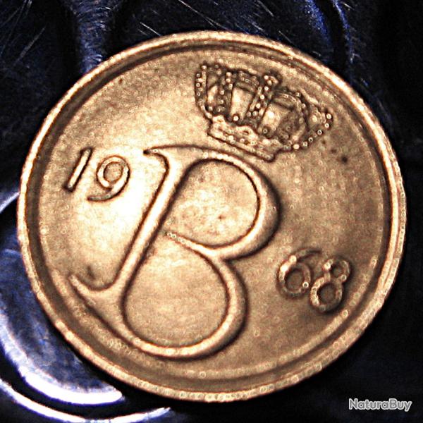 Belgie piece de 25 c 1968 ttb+
