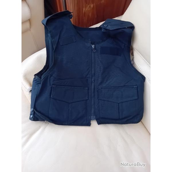 GILET PARE BALLES MEHLER NOIR AVEC PARE LAMES ET ANTI TRAUMA INTEGRE TAILLE S OU M
