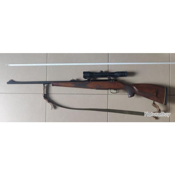 carabine Mauser M77 cal 8x68S avec lunette Zeiss Diavari-Z 1.5-6 x 42